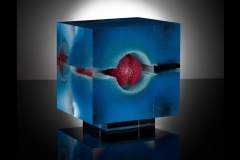 w.t.s.b.b. H10 (2015) – 22x22x22 cm Optifloat, painted, glued, polished glass