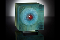w.t.s.b.b. H5 (2015) – 22x22x22 cm Optifloat, painted, glued, polished glass
