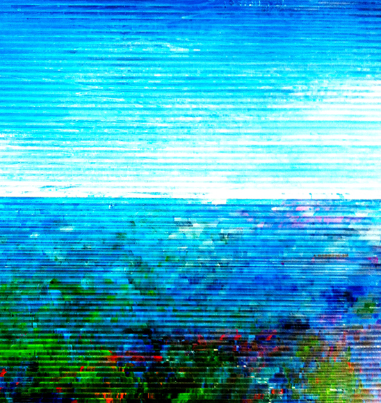Rarotonga, Glass Collage