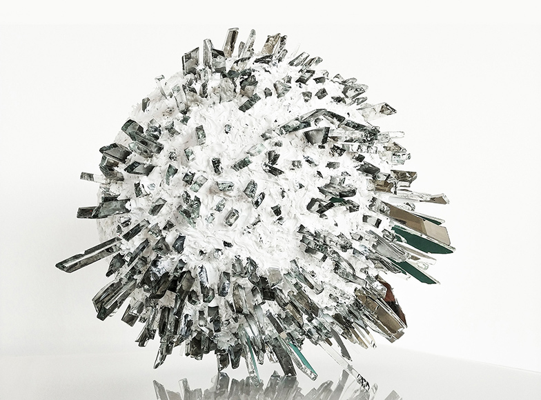crystal druse, Rückseite 2