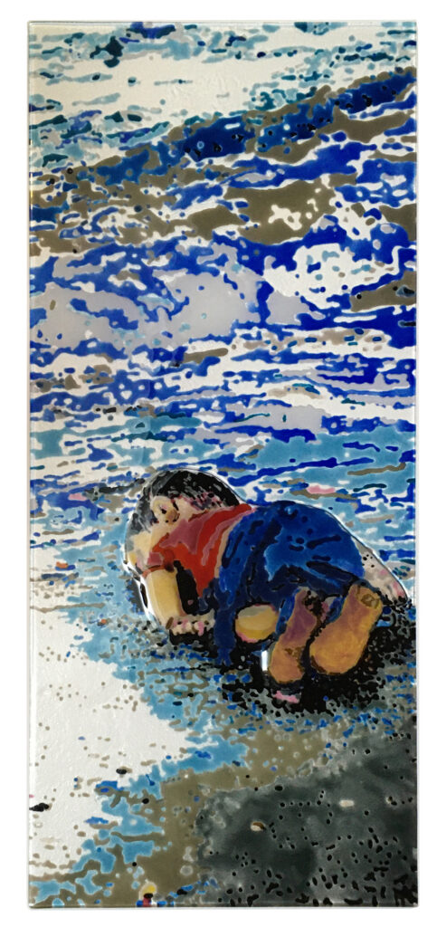 One of Thousands <br/>2020 · 40 x 90 x 0.6 cm · © Elke Mank